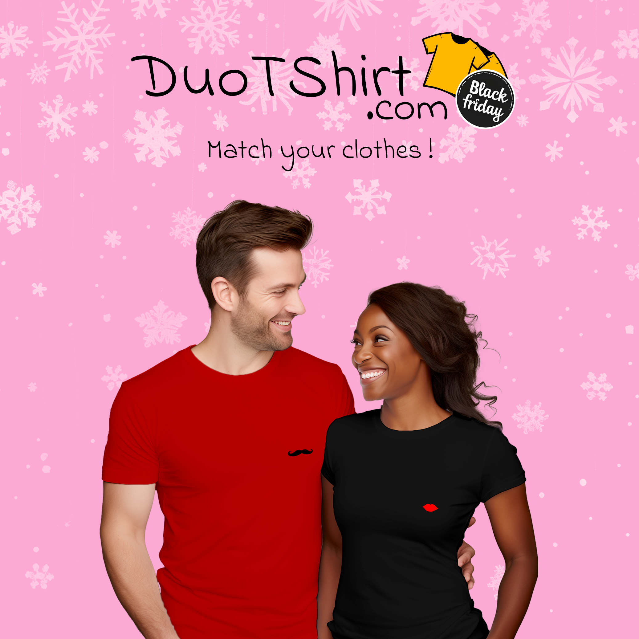 Discover our collection of matching t-shirts for couples